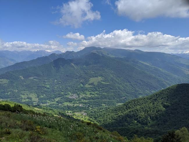 Vue sur les montagnes